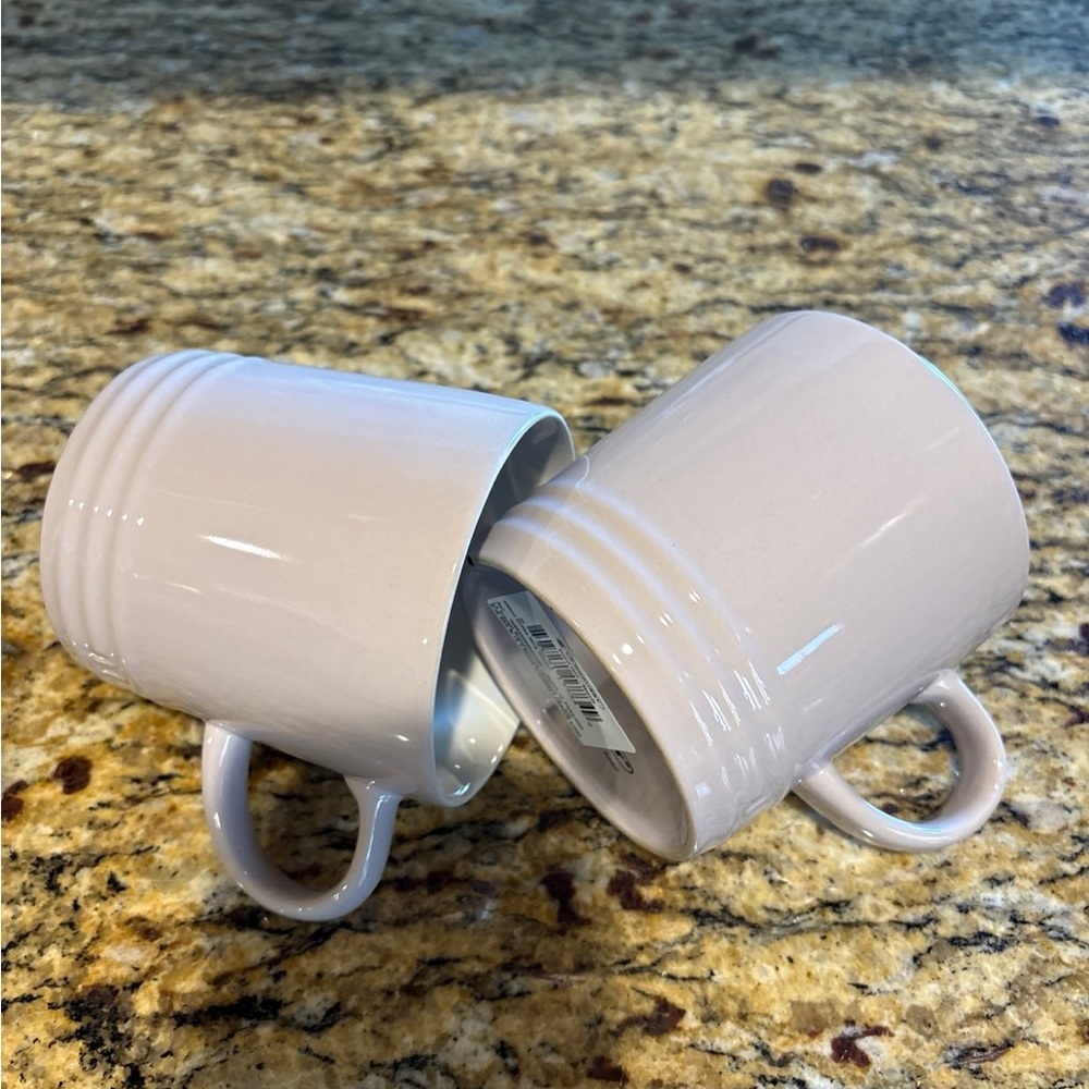 Le Creuset Stoneware Ceramic Mug Set in Shallot- 2 Pack